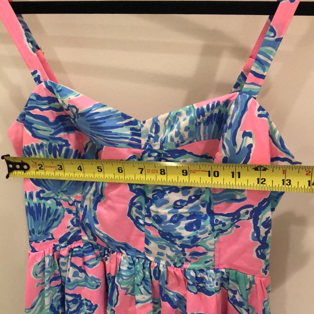 Lilly Sundress. Shell Pattern. Adjustable Straps.… - image 7